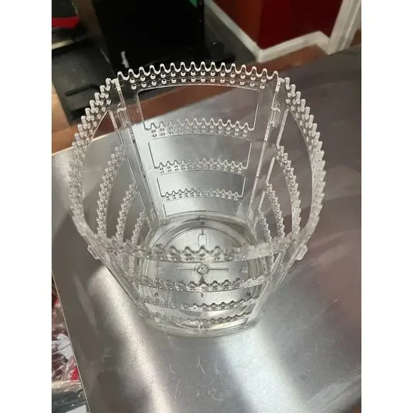 Tasybox 360 Earrings Acrylic Jewelry Storage Display 400 Holes 192 Grooves - Picture 5 of 6